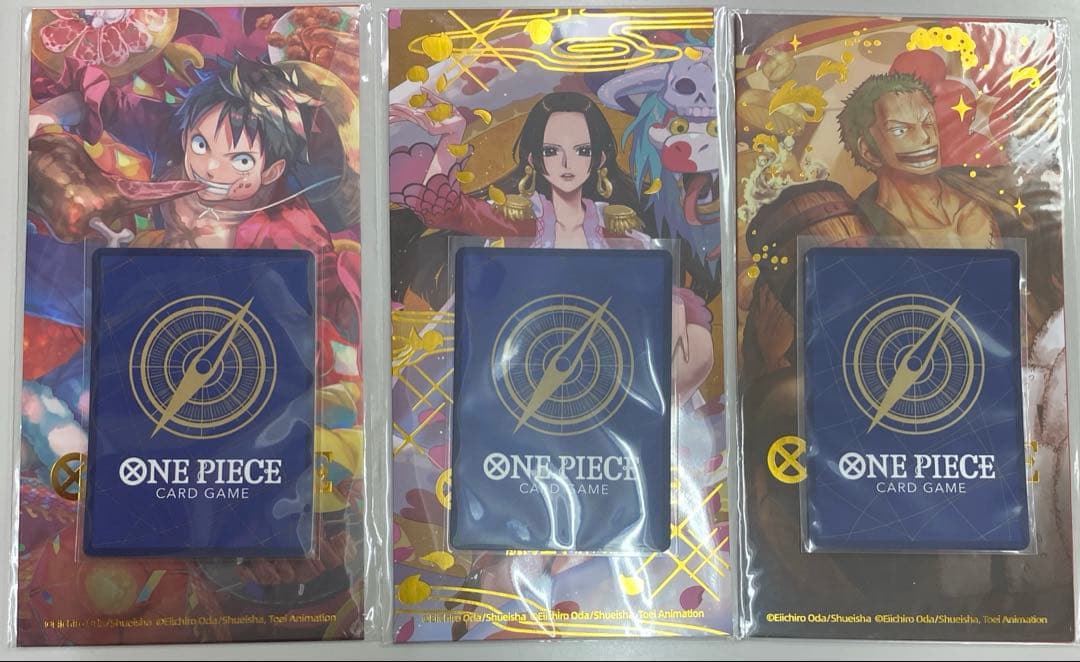 い　ボア・ハンコック　ルフィ　ゾロ 中国新春限定 プロモ P セット