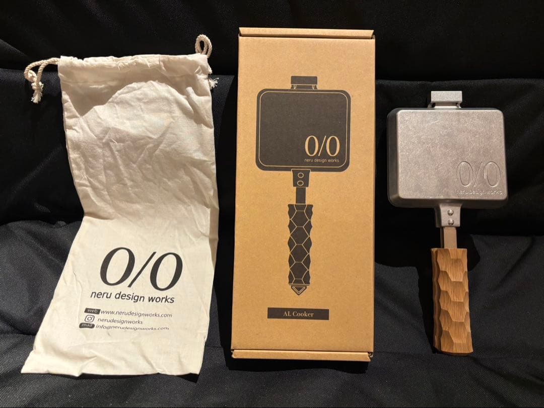 ネルデザインワークス ALCooker 木製グリップ ホットサンドメーカー