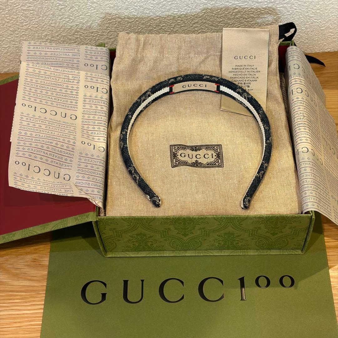【超美品】GUCCI ヘアバンド　未使用に近い