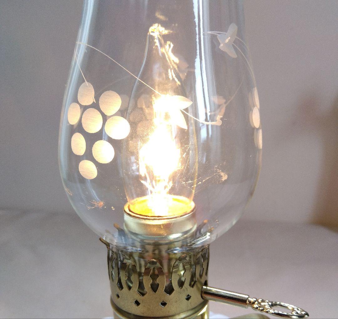 エッジングシェード キャンドル コテージランプ ぶどう柄