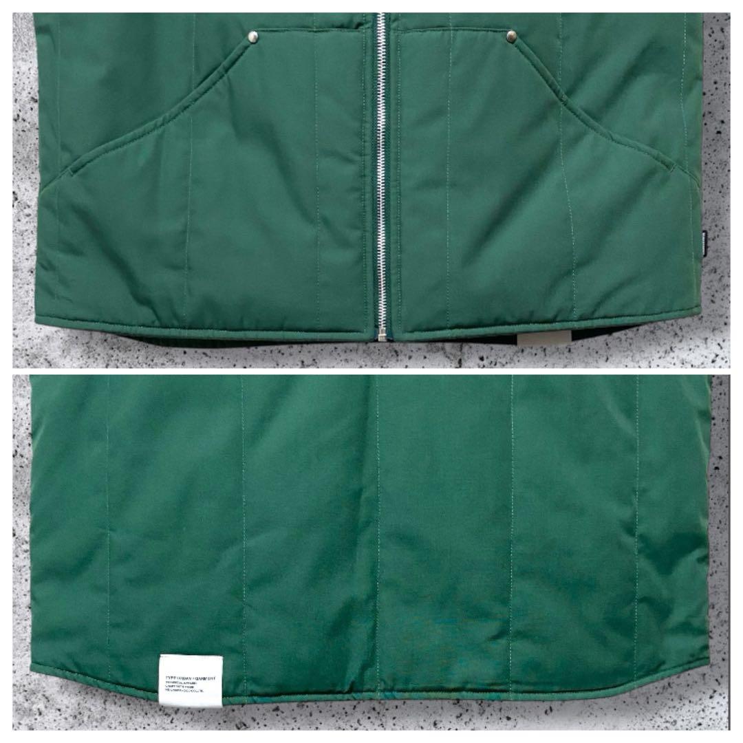 【極美品・中綿入り・希少カラー】ネイバーフッド ワークベスト 緑M 稲葉 長瀬