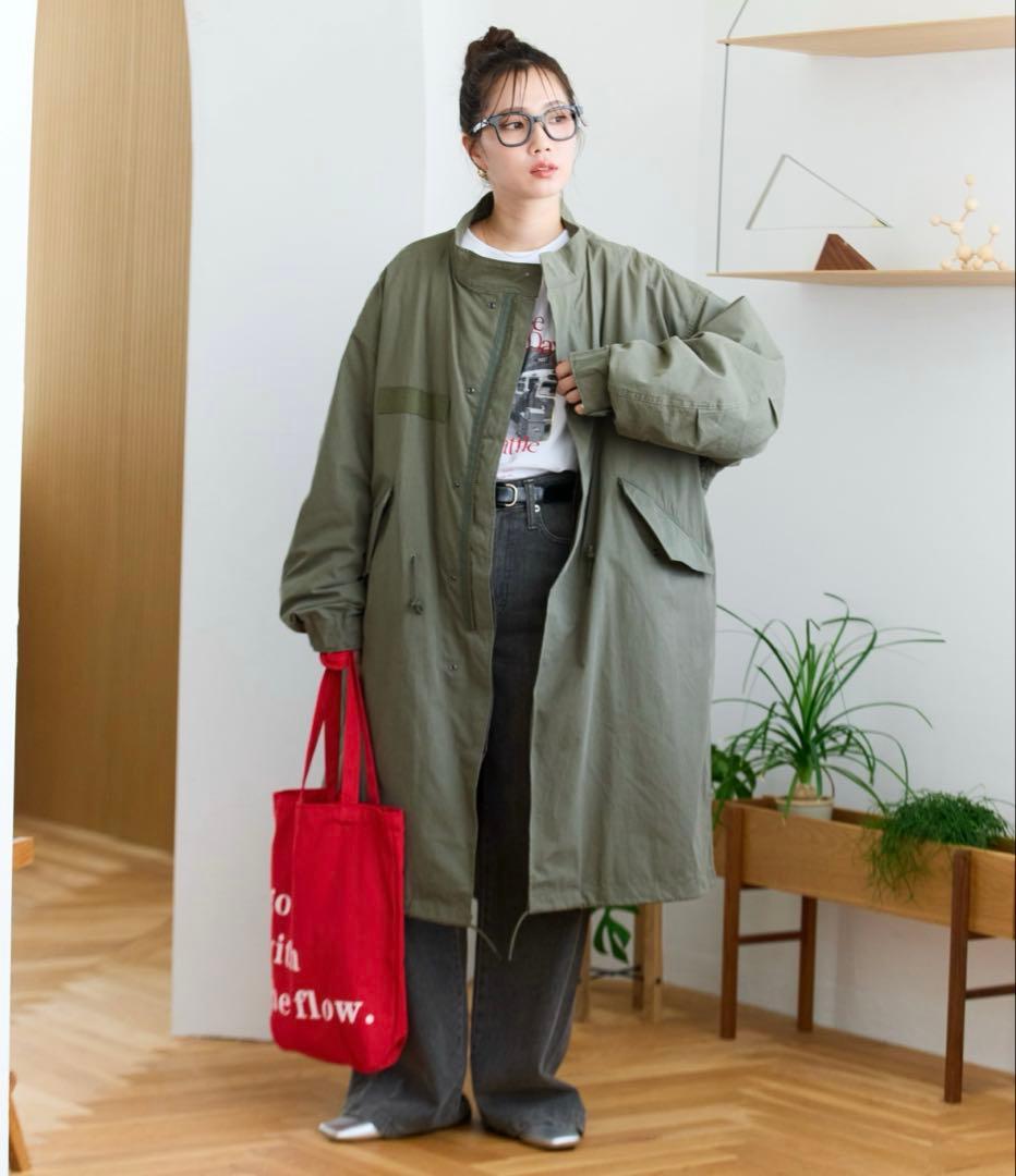 モッズコート　オリーブ（3WAY・モッズコート・キルトライナー）