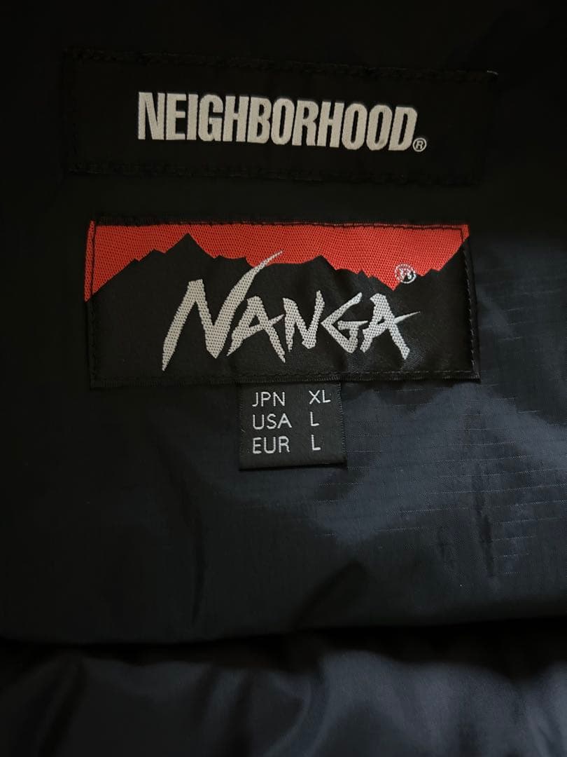NEIGHBORHOOD NANGA ダウンジャケット 黒 XL 24AW