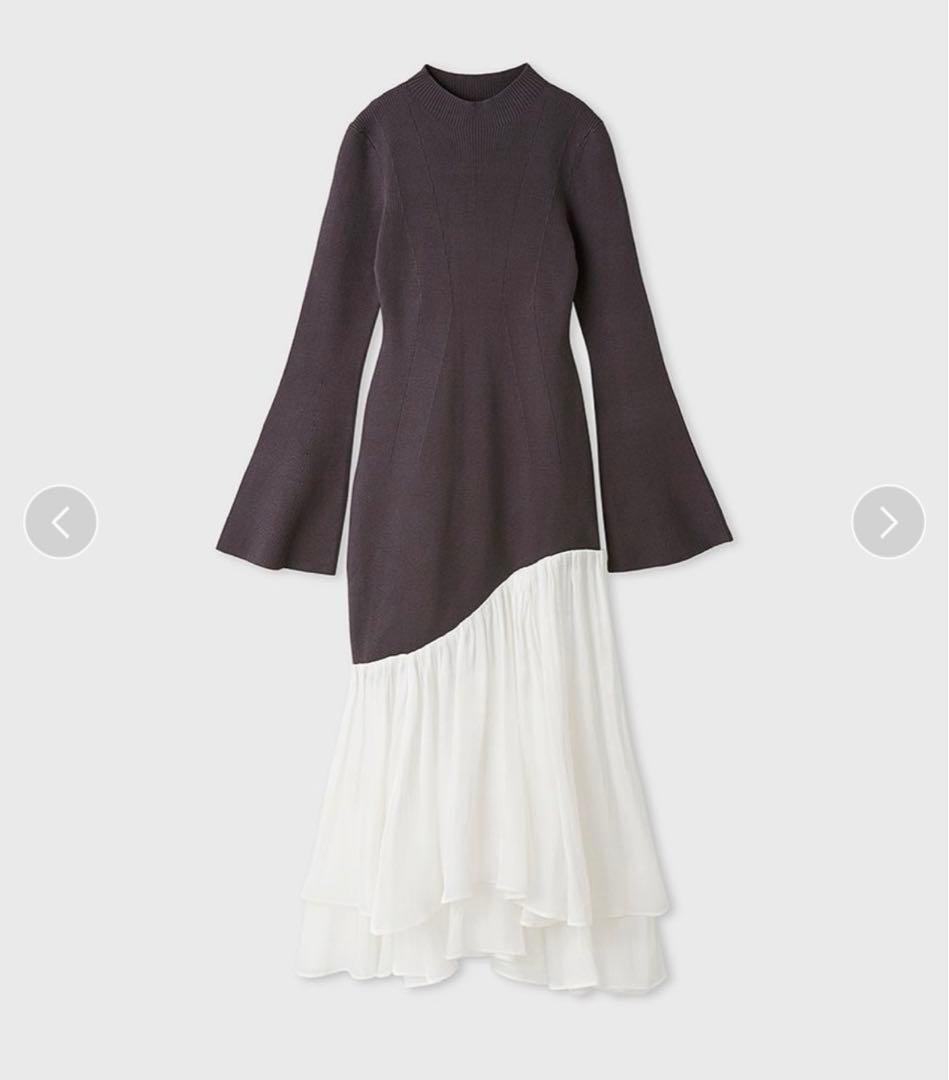 anuans ドッキングニットワンピース⋈﻿