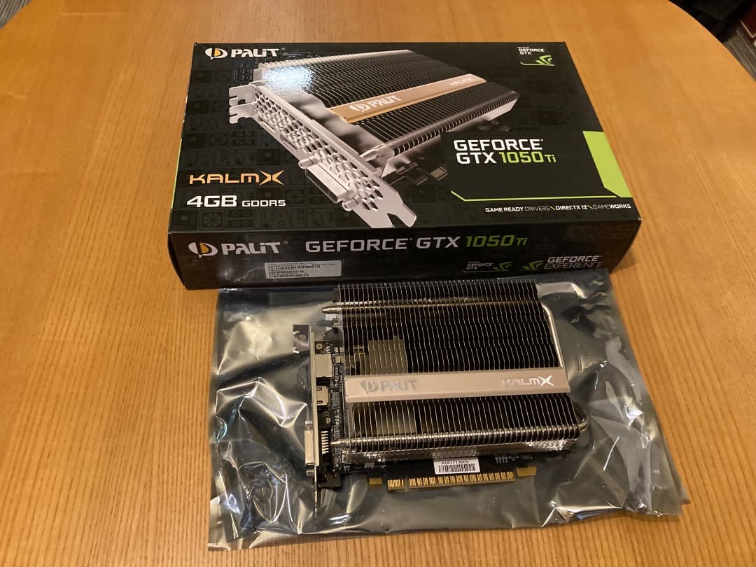 グラフィックボード・グラボ・ビデオカード PALIT Geforce GTX 1050 Ti KalmX 4GB