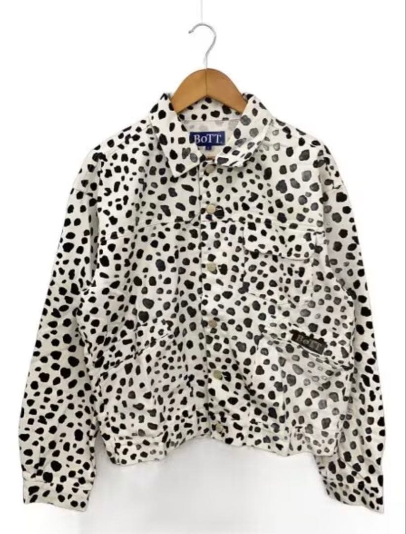 BOTT デニムジャケット アニマル柄ジャケット ブルゾン