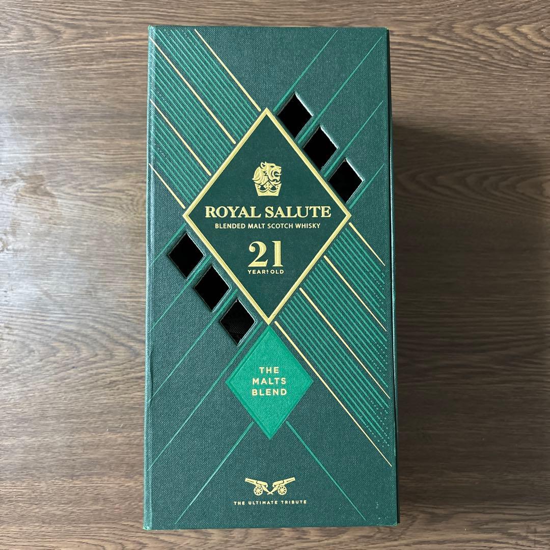  SALUTE 21年 ブレンデッドモルトウイスキー　緑