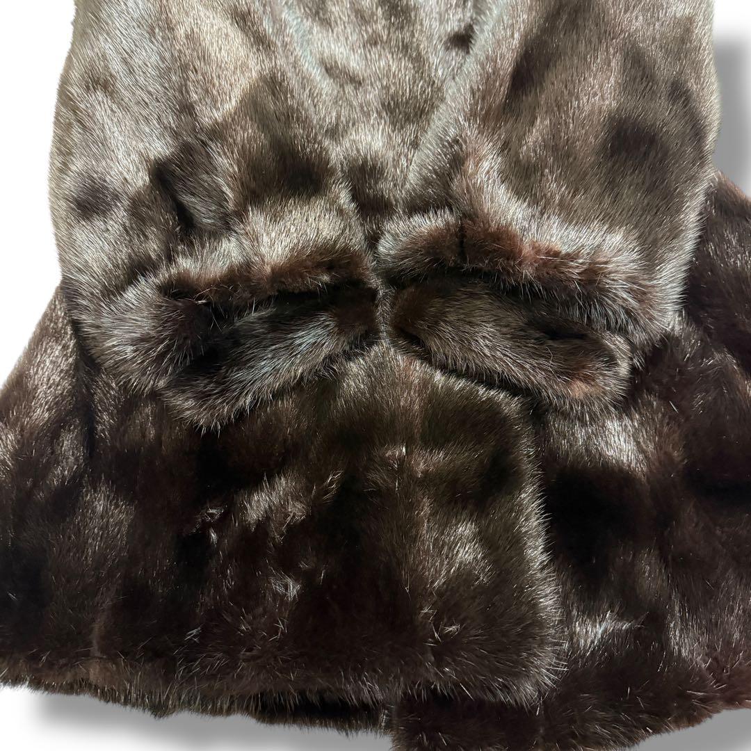 サガミンク 1925 毛皮 リアルファーコート グラマミンク 逆毛