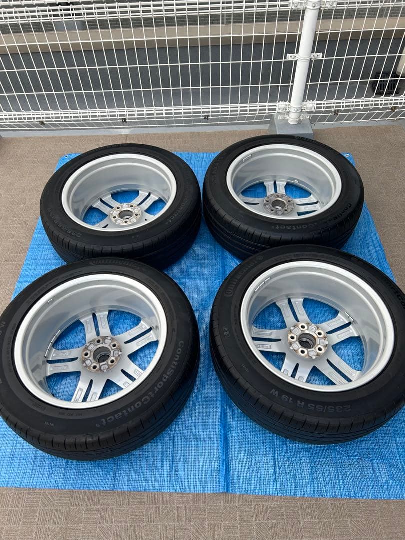 【送料込み】超美品！アウディSライン19インチ純正タイヤホイール4本セット