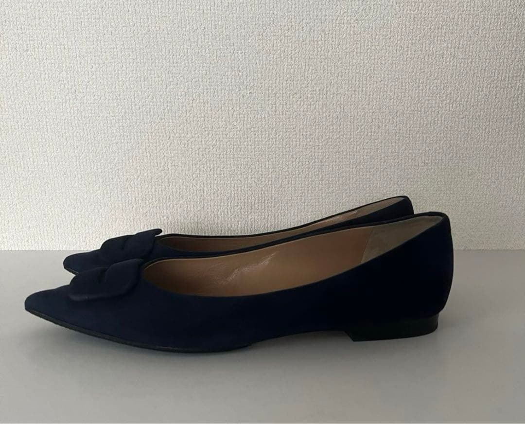 PELLICO FIBBIA ネイビー フラットシューズ