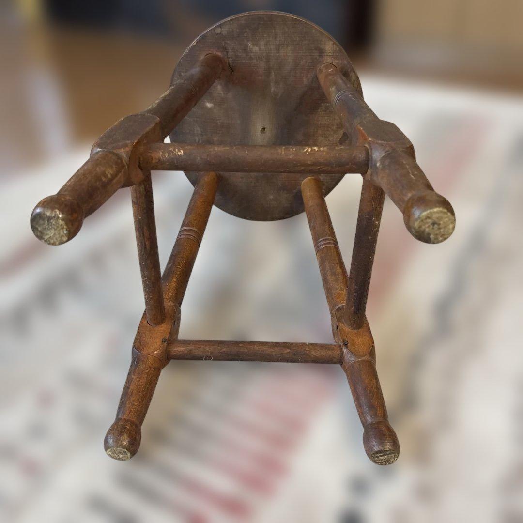 昭和レトロ木製椅子可愛い