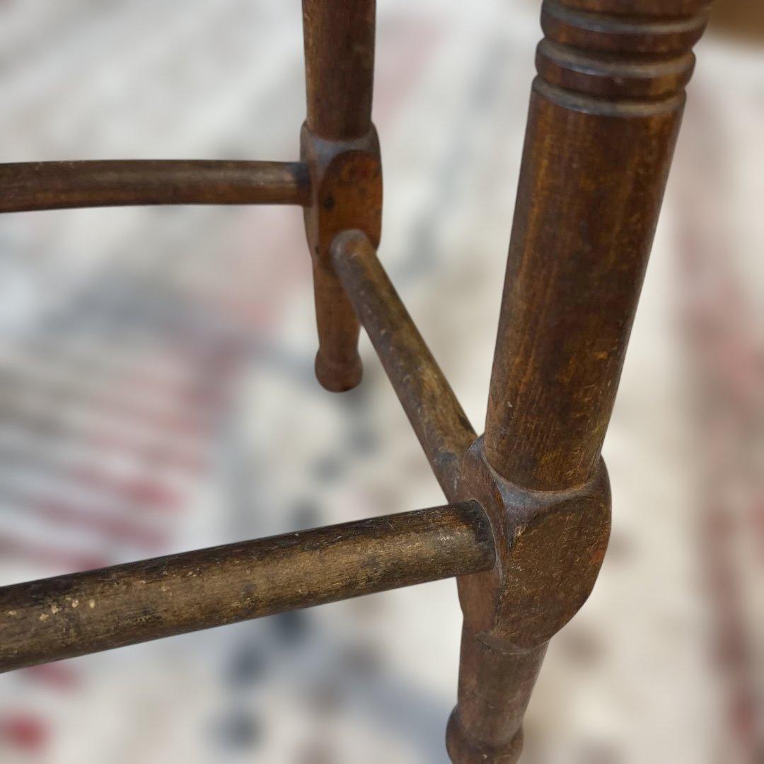 昭和レトロ木製椅子可愛い