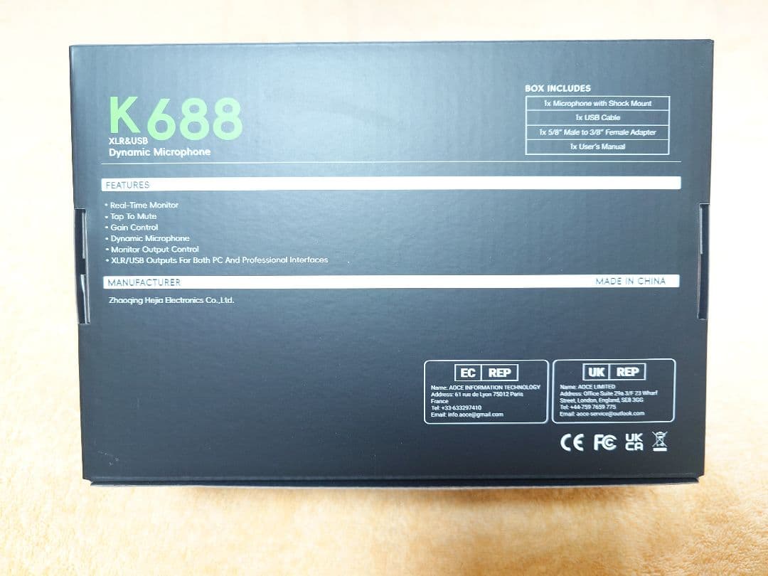 fifine K688 ダイナミックマイク　セット販売