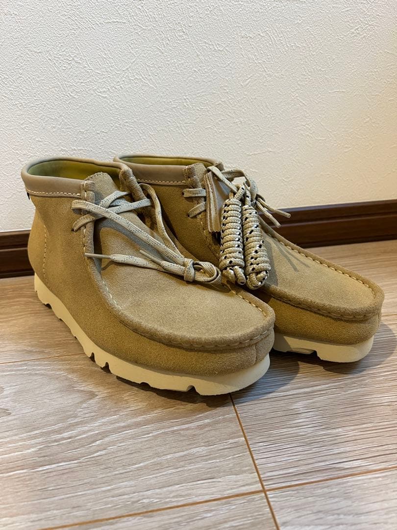 clarksクラークスワラビー supremeネイバーフッドwtapsUK9.5
