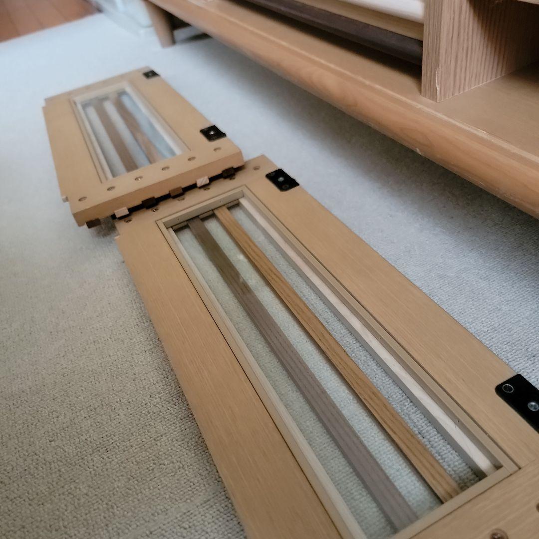 ナチュラルウッド　引き出し　テレビ台