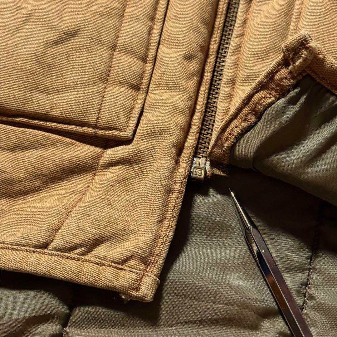 【1711】80年代USA製WallsキルティングダックベストTALONジッパー