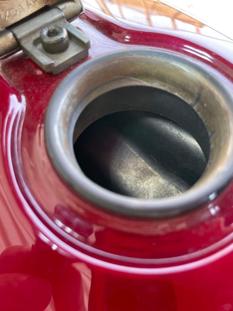 YAMAHA SR400 タンク　キャブ車用　オールペン済　クリアー塗装　キー付