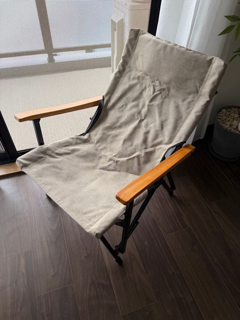 鎌倉天幕アウトドアチェア サファリ SAFARI 美品 GL CHAIR チェア