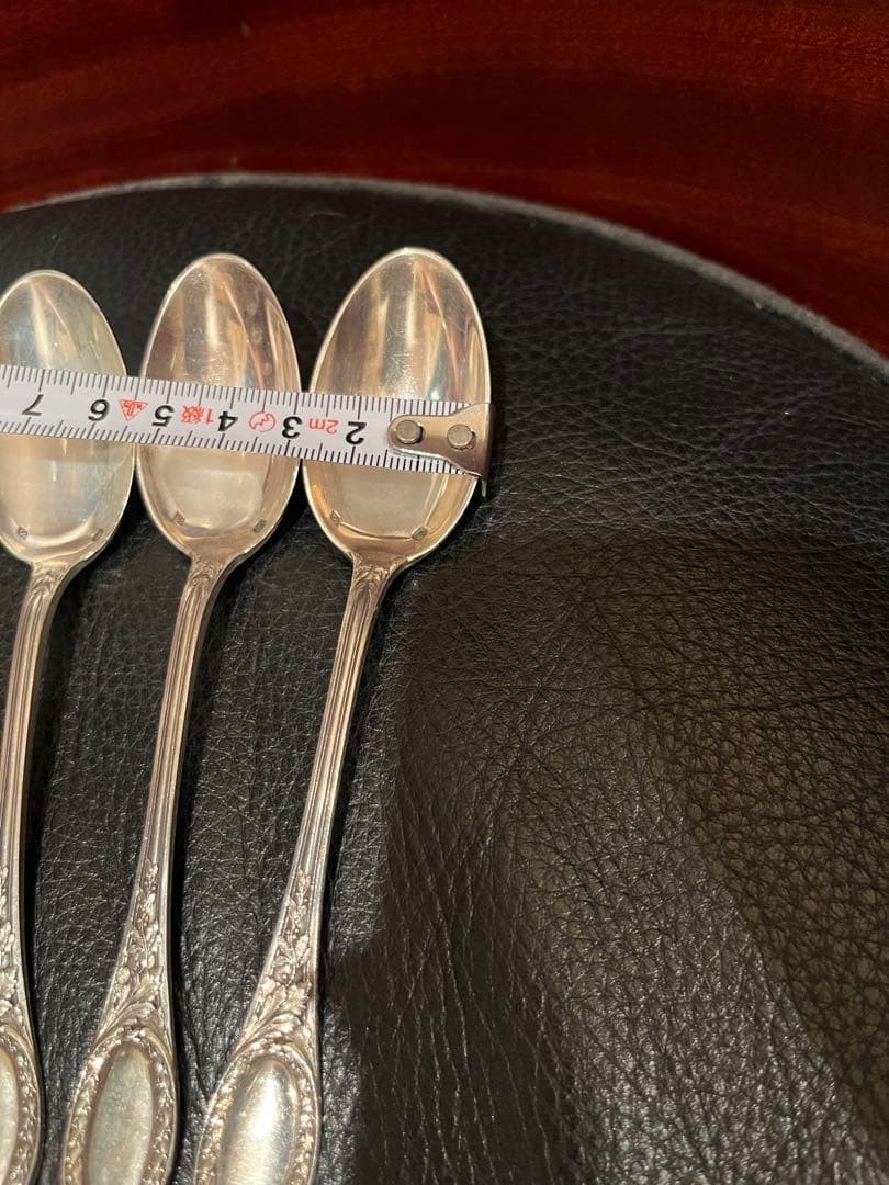 ピュイフォルカ　純銀製　スターリングシルバー　スプーン　セット　アンティーク