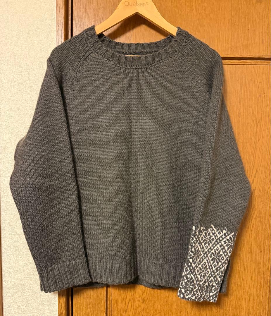 Nahyat wegenk別注n-040 ３Gセーター ダークブラウン