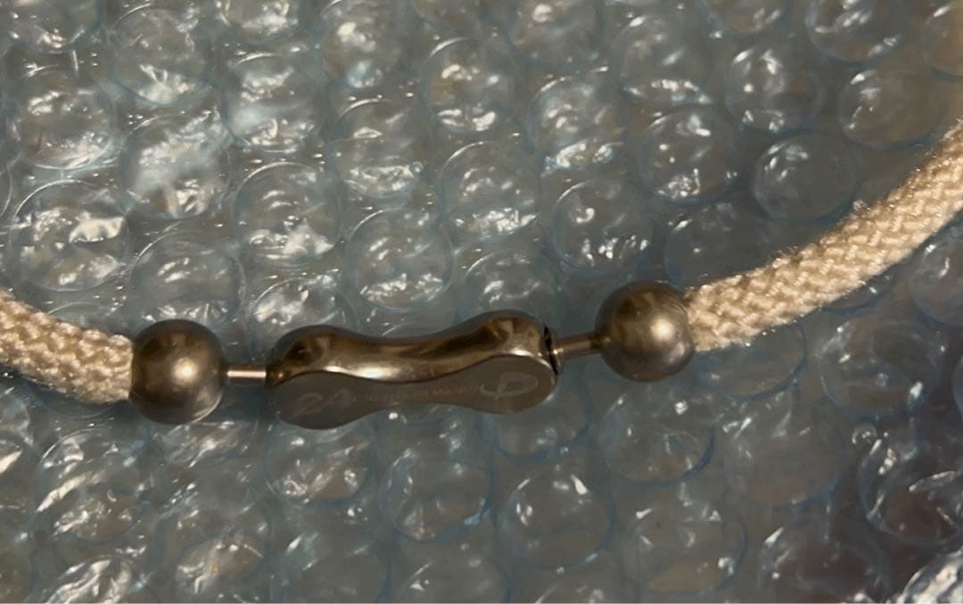 ファイテン　ネックレス　ルマン　24 ホワイト　白　激レア