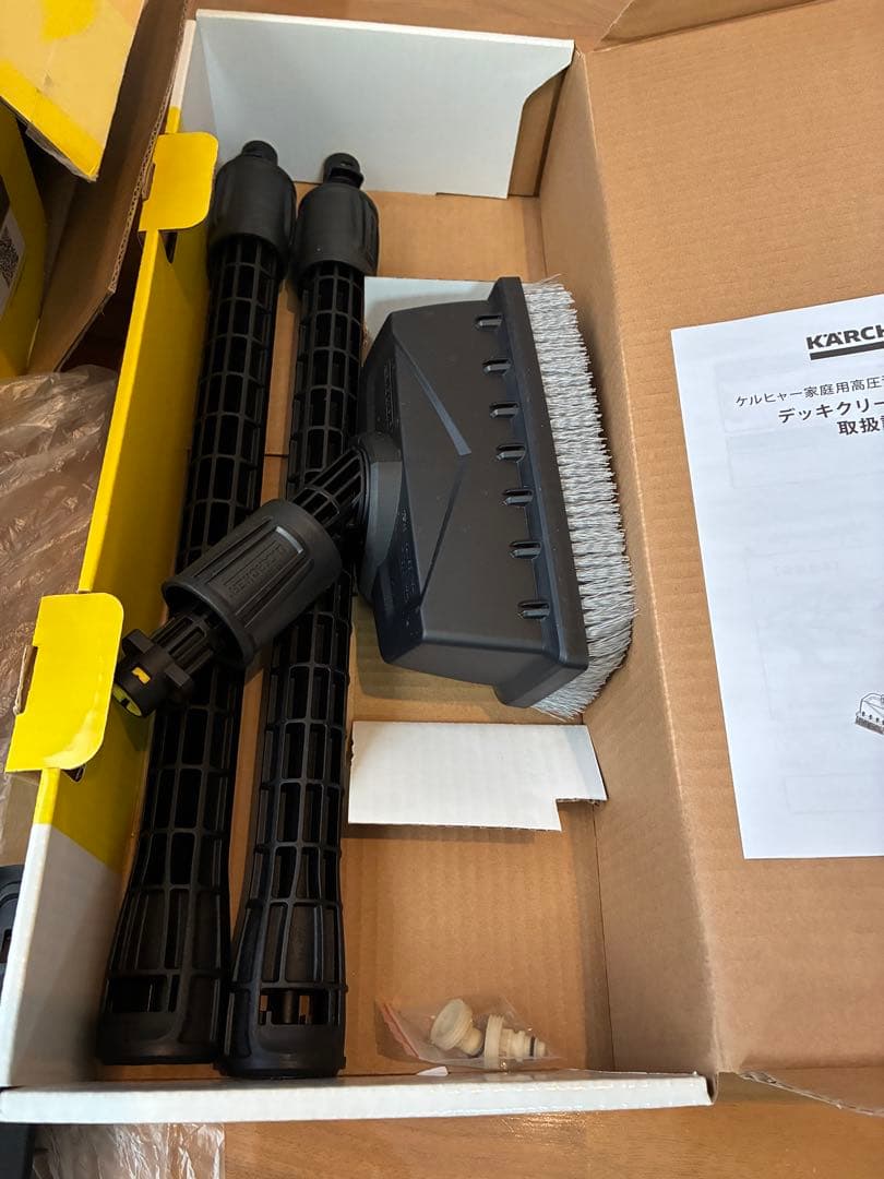 【かなり美品でお得】デッキクリーナー付き KARCHER 高圧洗浄機 Ｋmini