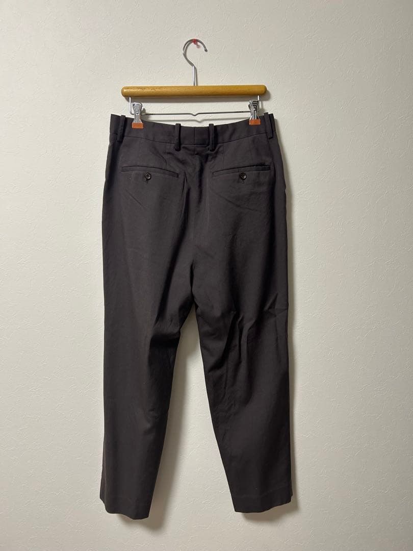 パンツ stein / EX WIDE TAPERED TROUSERS(BROWN)