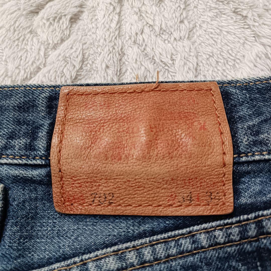 LEVI'S 702XX シンチバックj22 W34 90s 赤耳　日本製