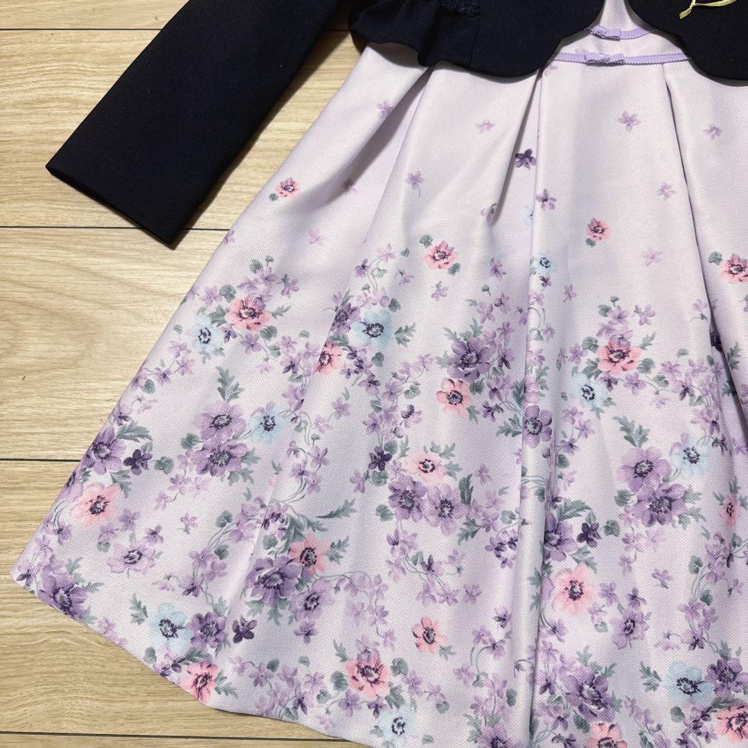 ショパン　入学式　パネルフラワーアンサンブル　120 美品　パンプス　ソックス