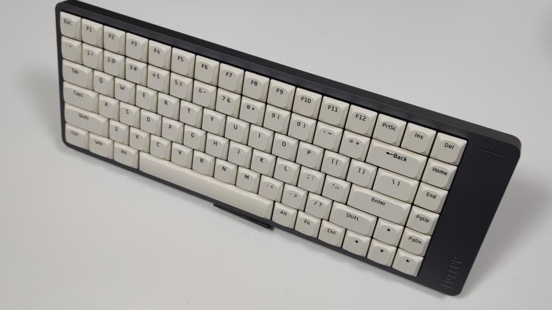 ★特別限定カスタム★LOFREE FLOW2グレー（84キー） × 静音ピンク軸