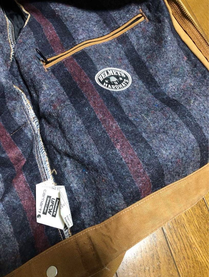 ◆希少サイズS◆USA製 ダック デトロイトジャケット ◆カーハート ブラウン茶