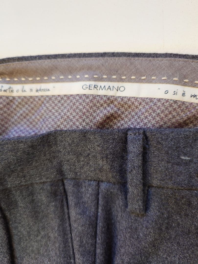 GERMANO ダークグレー スラックス