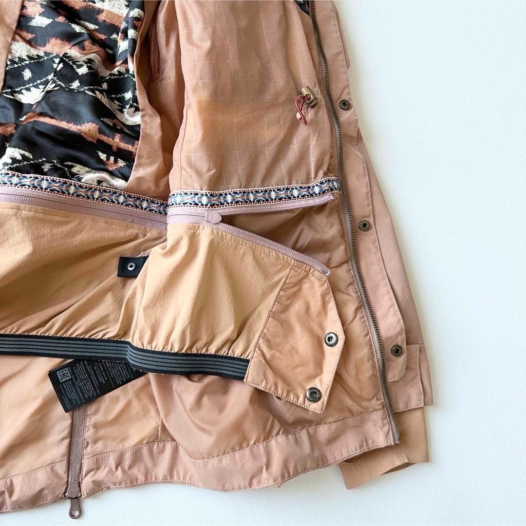 4922 バートン　ジャケット ゴアテックス　ファー付き ピンクベージュ　M