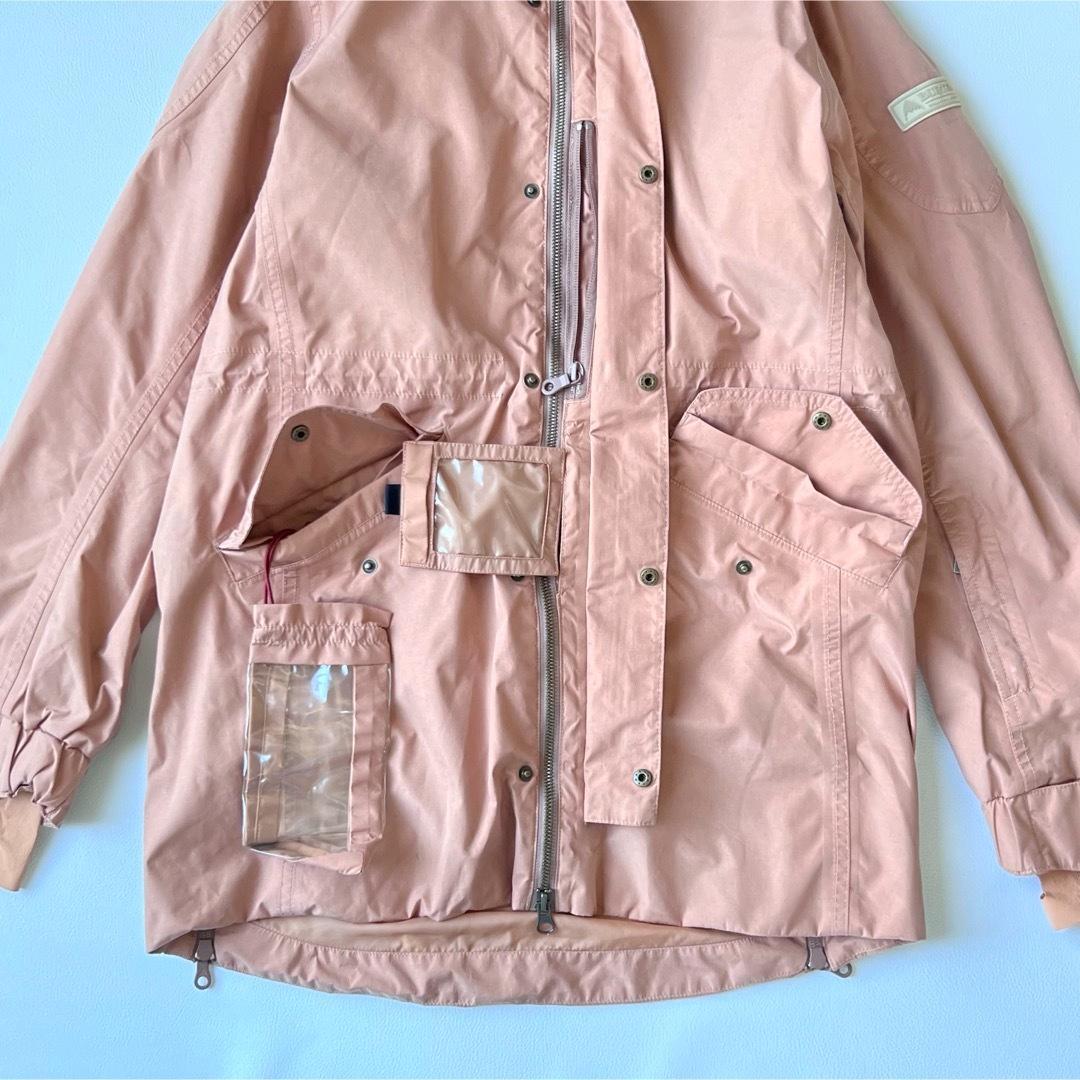 4922 バートン　ジャケット ゴアテックス　ファー付き ピンクベージュ　M