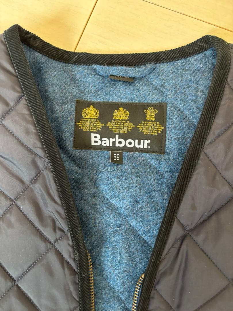 バブアー　キルティングベスト