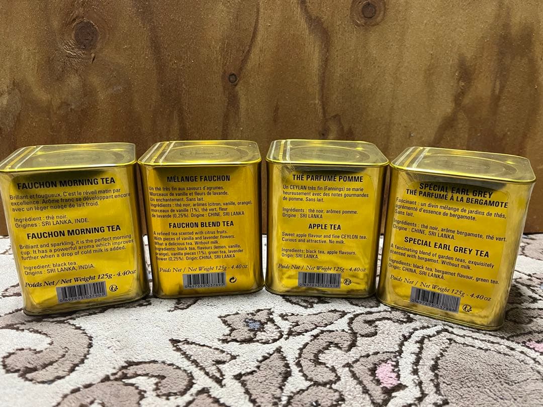 【新品】FAUCHON （フォション）紅茶セット 4種