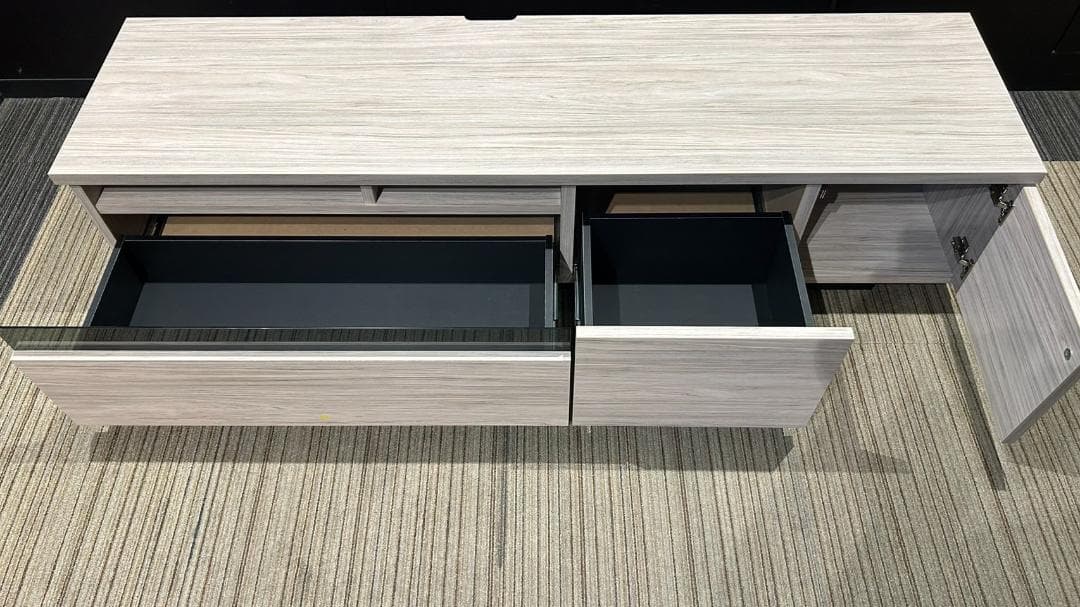 【福岡市限定】【展示品・未使用品】テレビボード シャビーホワイト