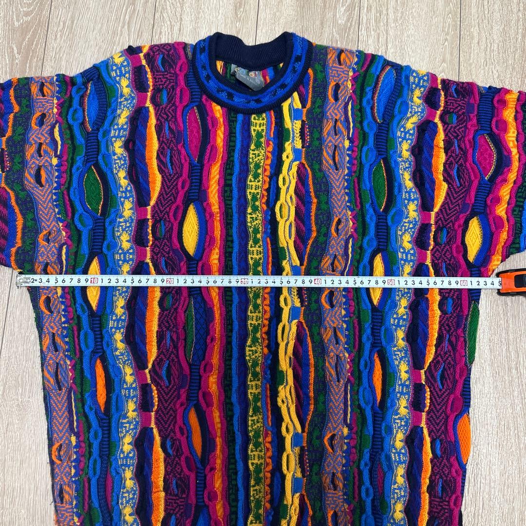 COOGI マルチカラー ニットセーター L