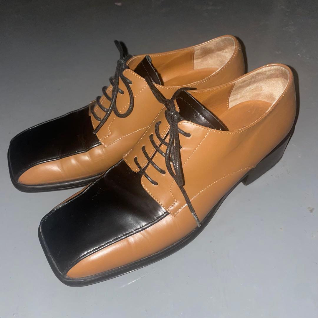 MARNI スクエアトゥレザードレスシューズ