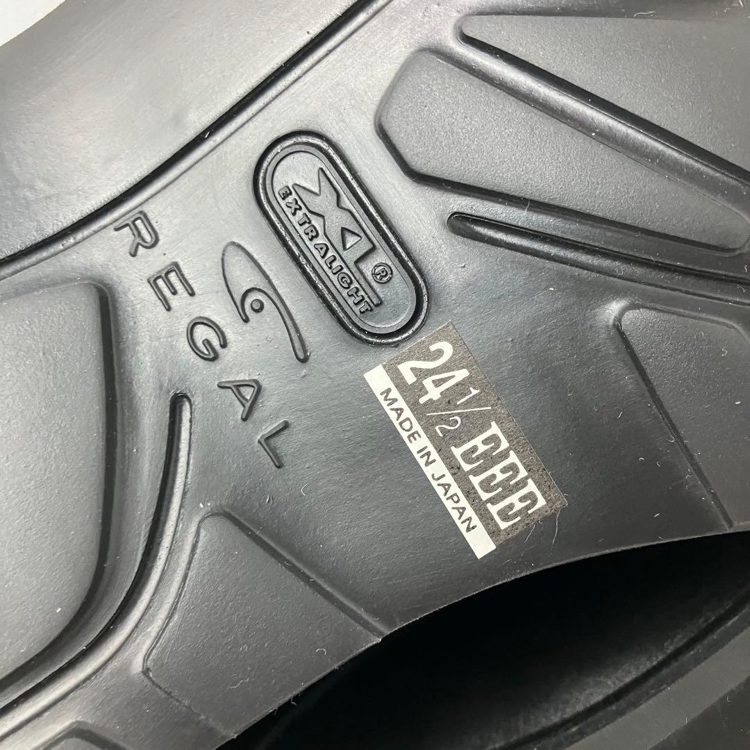 REGAL リーガル　革靴　プレーントゥ　ブラック　メンズ　3E 未使用品