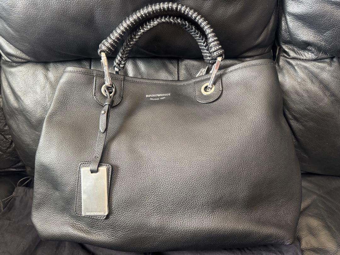 ロペ【フォロー割有り！^_^】エンポリオアルマーニ　レザートートバッグ美品