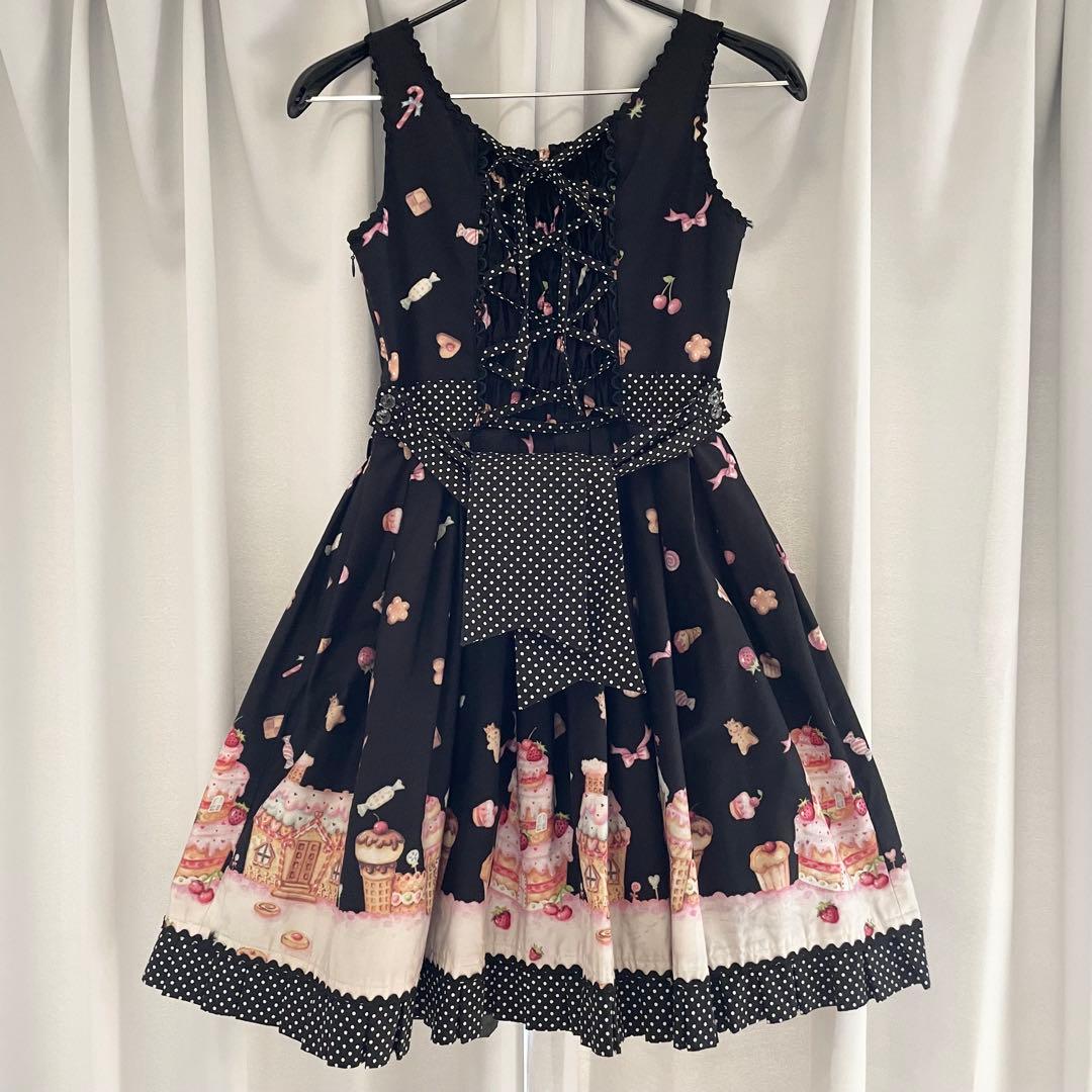 アンジェリックプリティ お菓子の国 ジャンパースカート 難あり