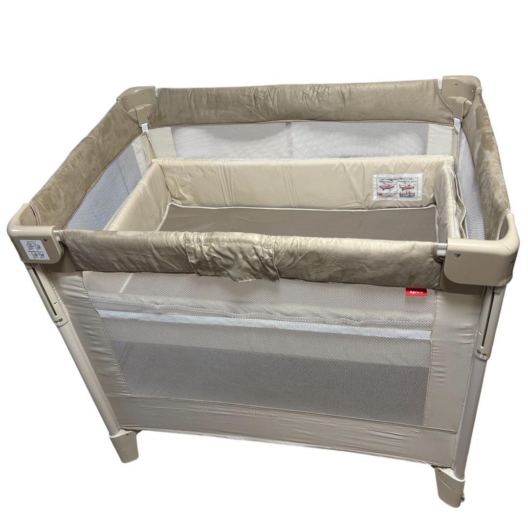 極美品 アップリカ Aprica ココネル エアー プラス ベビーベッド