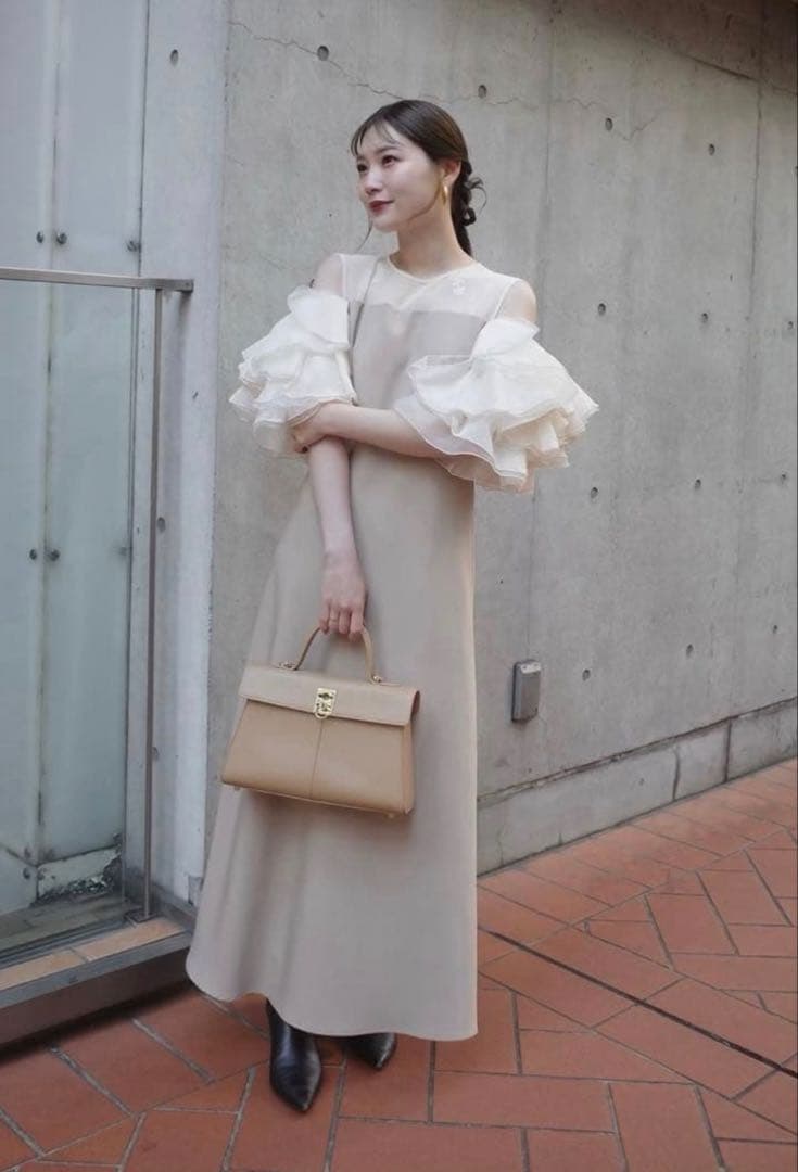 （即日発送）Acka. organdy frill dress サイズ2