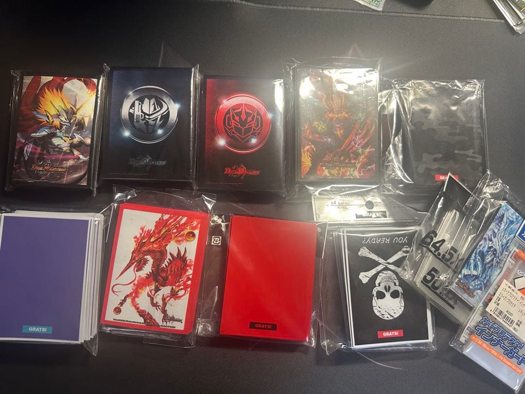 デュエマ 引退品／デッキ×7／汎用パーツ文明分け／廃盤サプライ各種 etc