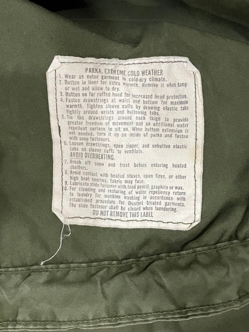 U.S.ARMY M65 フィッシュテールパーカ small regular