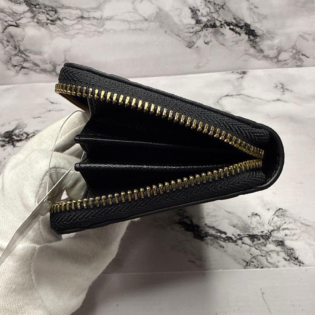 (未使用タグ付)大人気、コーチ、長財布、ラウンドジップ、オールレザー、エンボス