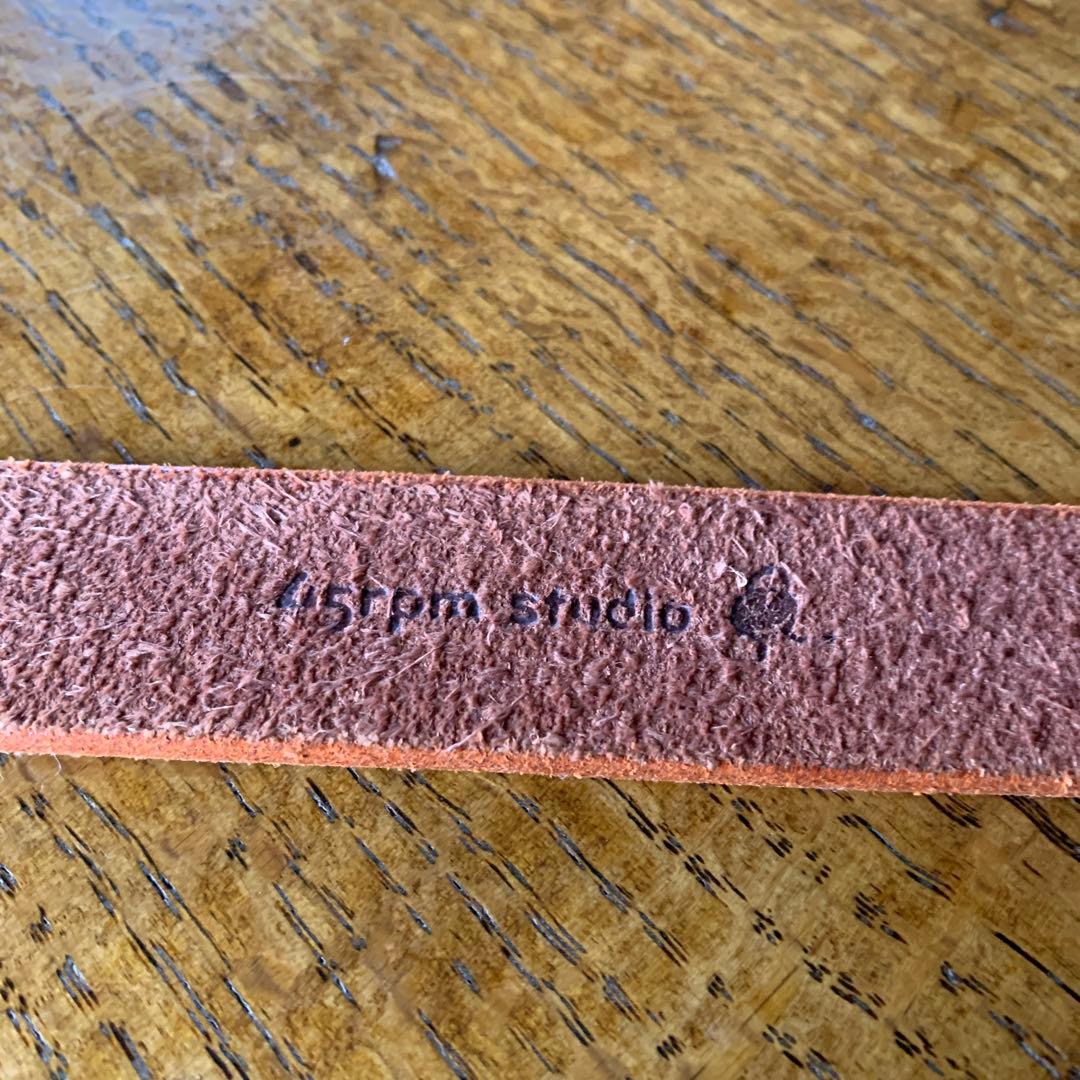 sweet　45R 45rpm ベルト　キャメル　袋おまけ付き