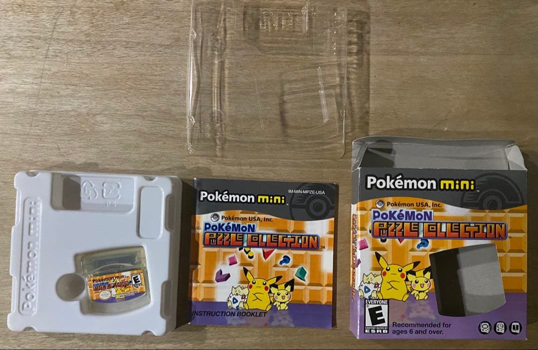 北米版Pokémon mini Pokémon PuzzleCollection