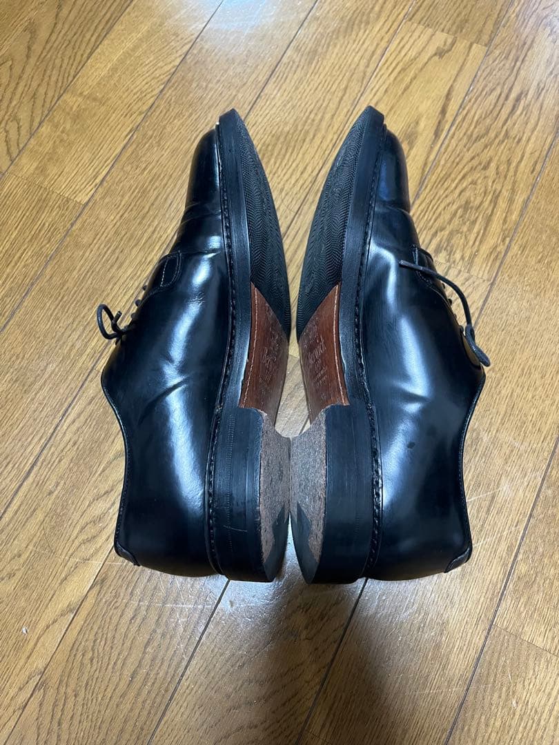 Berwick 1907 ブラック プレーンドレスシューズ